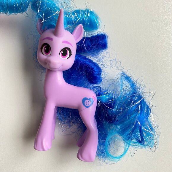 My Little Pony Unicorn Party Celebration 5 Pony Set Sparkle Hair Poseable Head - Picture 6 of 7